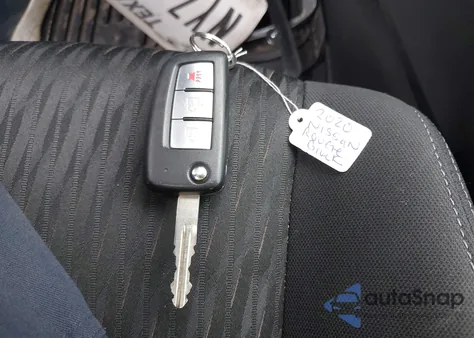 2020 Nissan Rogue S Fwd из США, поврежденный, VIN KNMAT2MT1LP533210